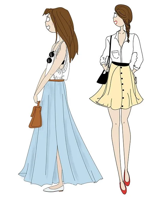 Eclipse Chaussure — Illustrations pour un blog