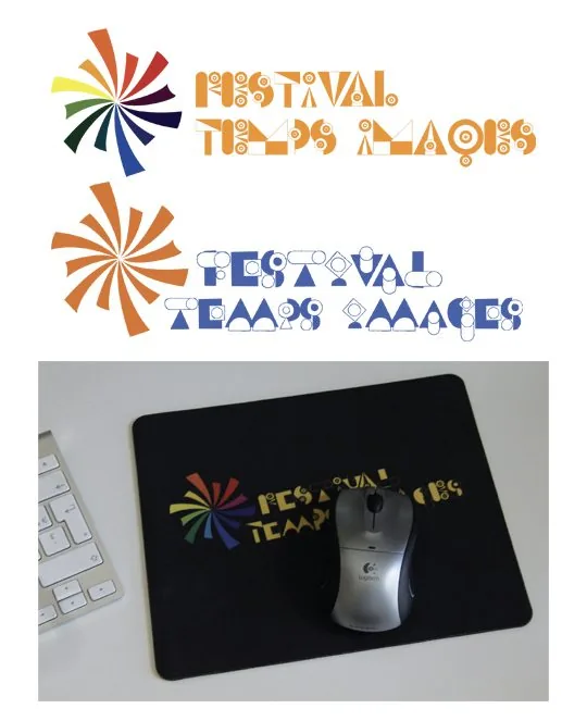 Festival Temps Images — Logo et sérigraphie