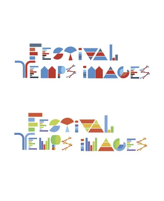 Festival Temps Images — Assemblage typographique